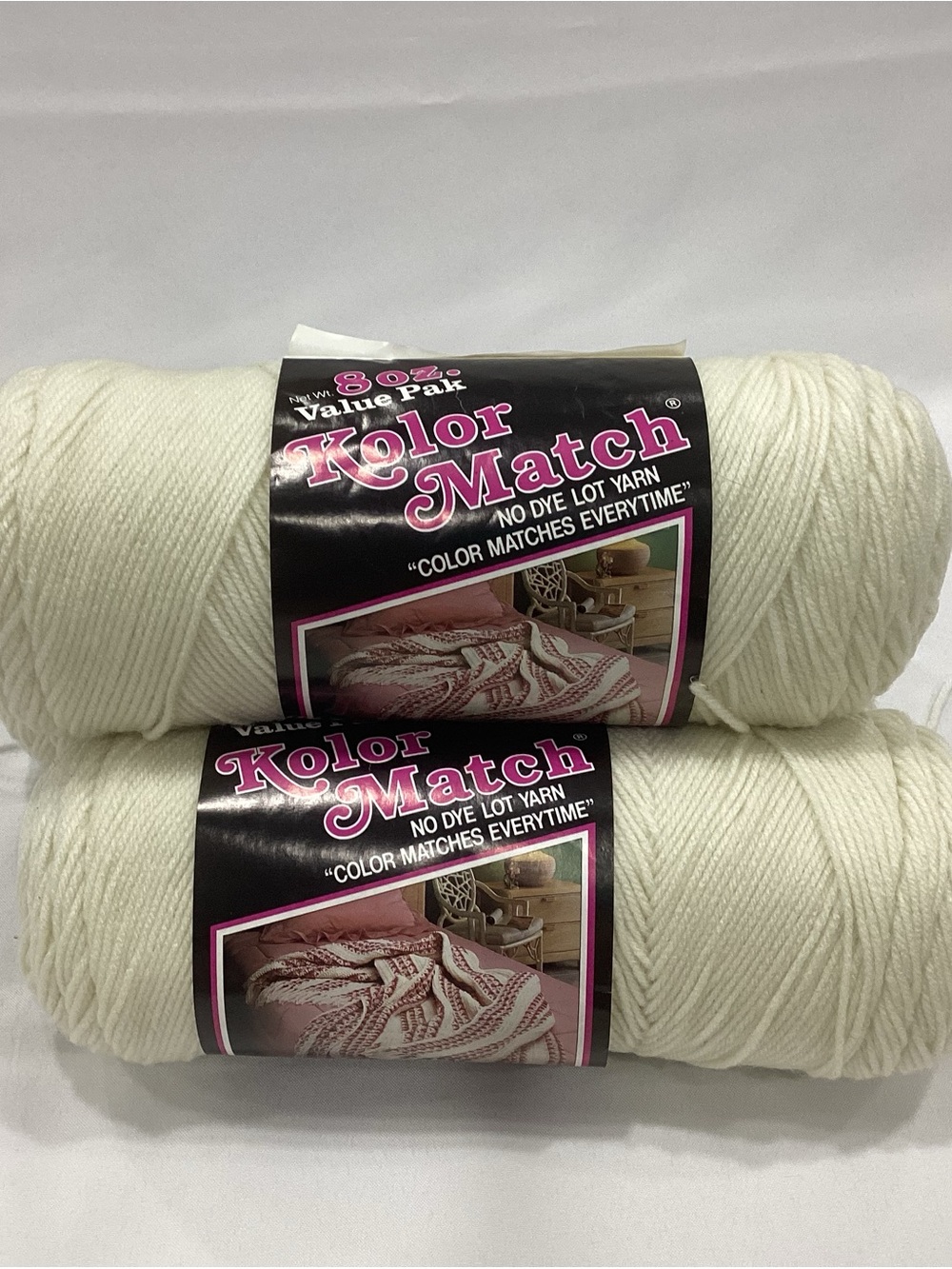 Cream No-Dye Yarn - Soft Cream Skeins (2-Pack)